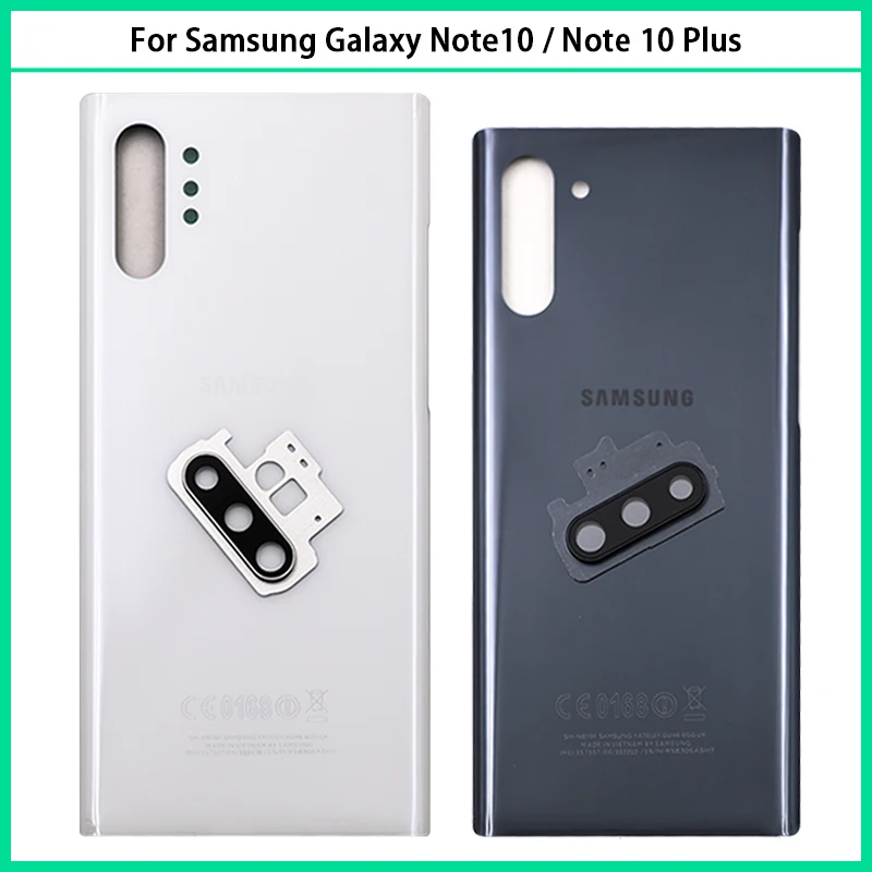 Для Samsung Galaxy Note10 N970F Задняя крышка батареи 3D стеклянная панель Note 10 Plus N975F задняя