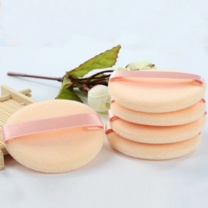 Спонж для пудры макияжа 1 шт. женщин лица тела красоты гладкого косметическая