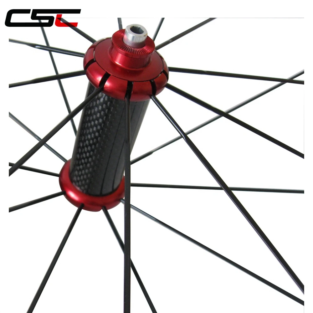 

Ceramic Bearing Powerway R36 50mm Tubular Carbon Road Bicycle Wheels