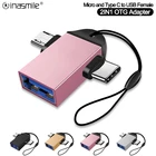 2IN1 Тип с портом папа для USB с портом мама разъем адаптера OTG для u-диска Мышь ноутбук кабель с разъемами микро-usbи usb кабель конвертер для мобильный телефон