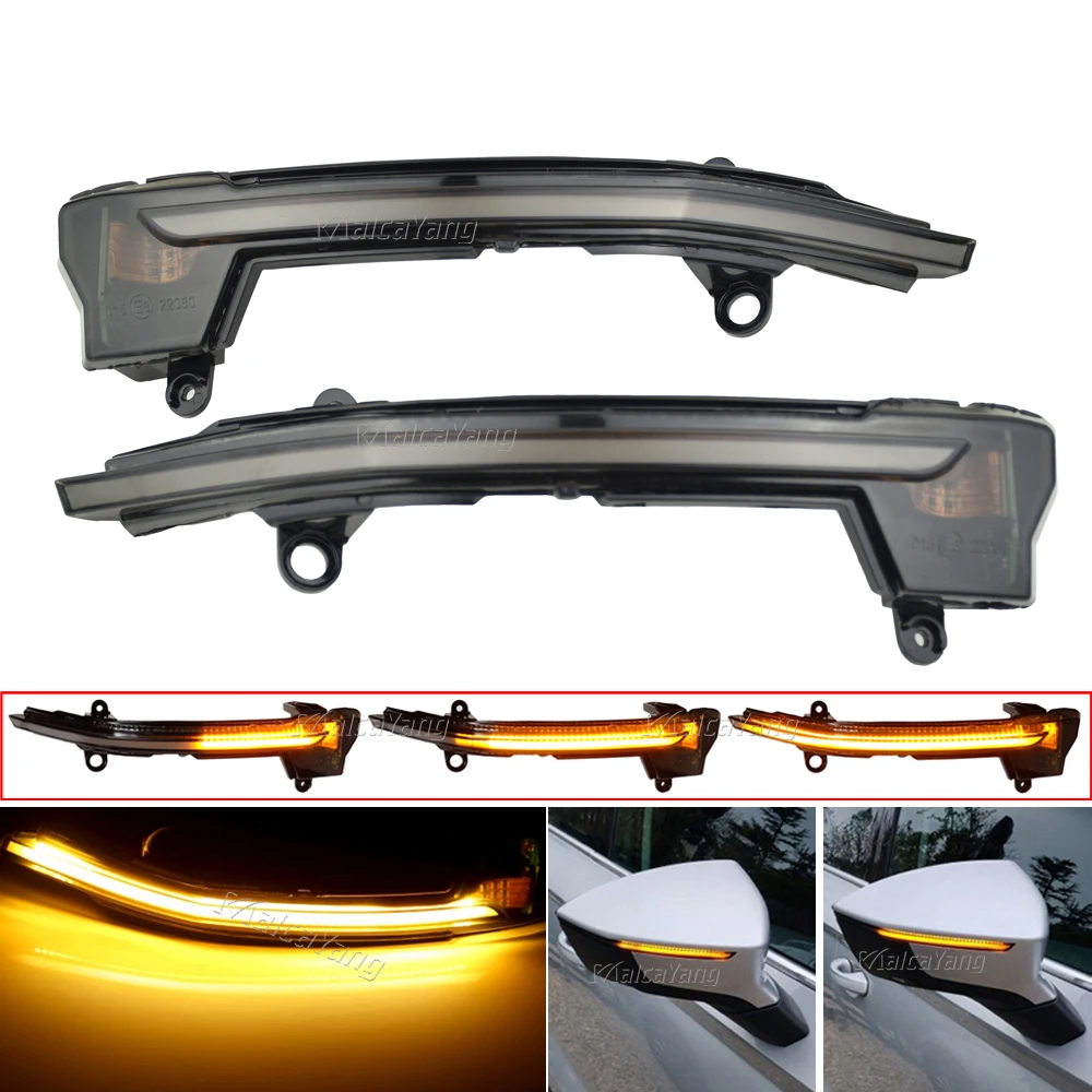 

For SEAT Ateca Cupra Ateca Tarraco Xcellence 2016-2019 LED Dynamic Turn Signal Blinker Sequential Side Mirror Indicator Light