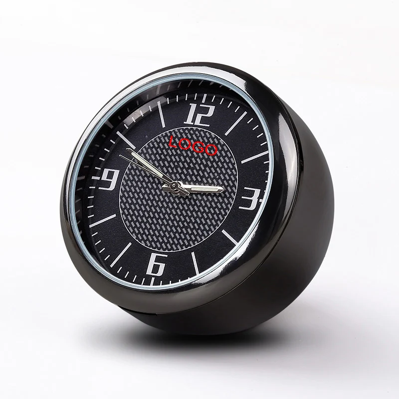 Для Audi автомобильные часы Ремонт интерьера светящийся электронный кварц для