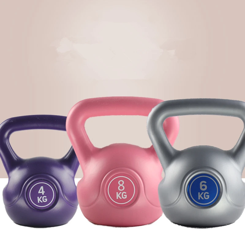 4 кг домашний тренажерный зал фитнес-гири Портативный Женский гантели с прочным