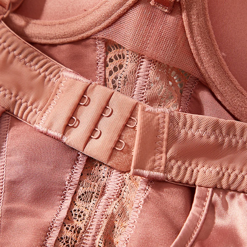 

Sexy gather underwear, bodysuit, thin and thick bra, one-piece bra, lace mesh suspender bodysuit womens sense lingerie set