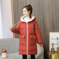 2022 new women down jackets female winter coat womens parkas hooded warm winter jacket coat cotton padded jacket