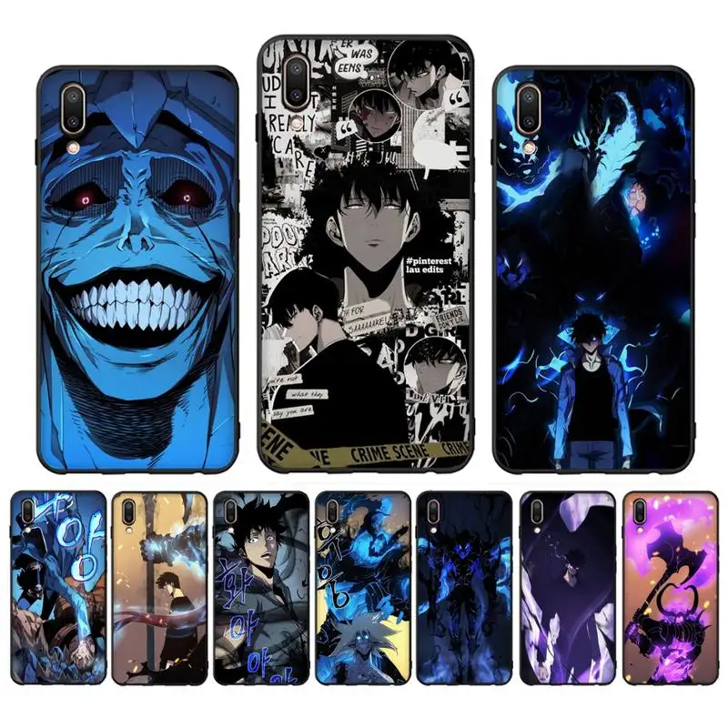 

Anime solo leveling Phone Case Case For Oppo Reno Realme C3 6Pro For vivo Y91C Y17 Y19