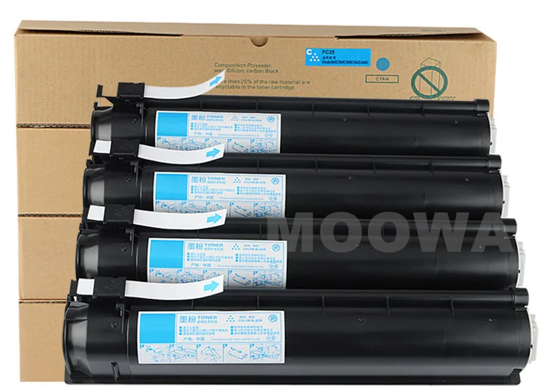 Совместимость тонер картридж для Toshiba e studio 2040C 2540C 3040C 3540C 4540C FC 25 T FC25 550g порошок