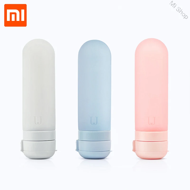 3 Pcs Set Xiaomi JORDAN& JUDY, набор силиконовых бутылочек для путешествий, портативный, для путешествий, безопасная для пищевых продуктов, силиконовая бутылка для мытья, для путешествий, для семьи, для путешествий - Цвет: 3 Pcs Set
