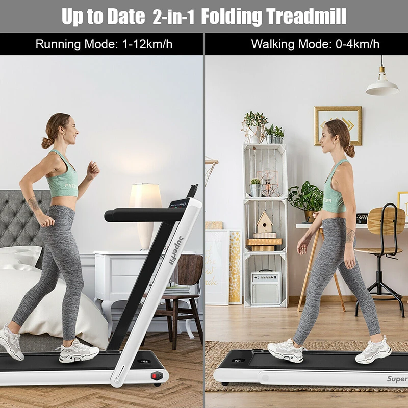 go plus 2 in 1 folding treadmill