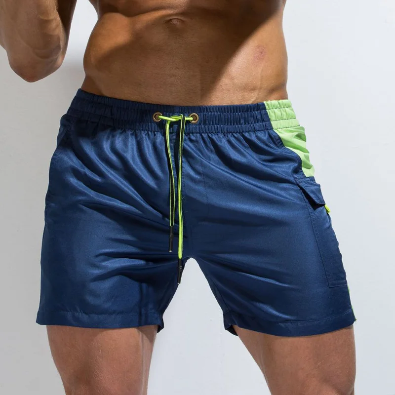 Новые красные черные карманные плавки мужские zwembroek быстросохнущие шорты