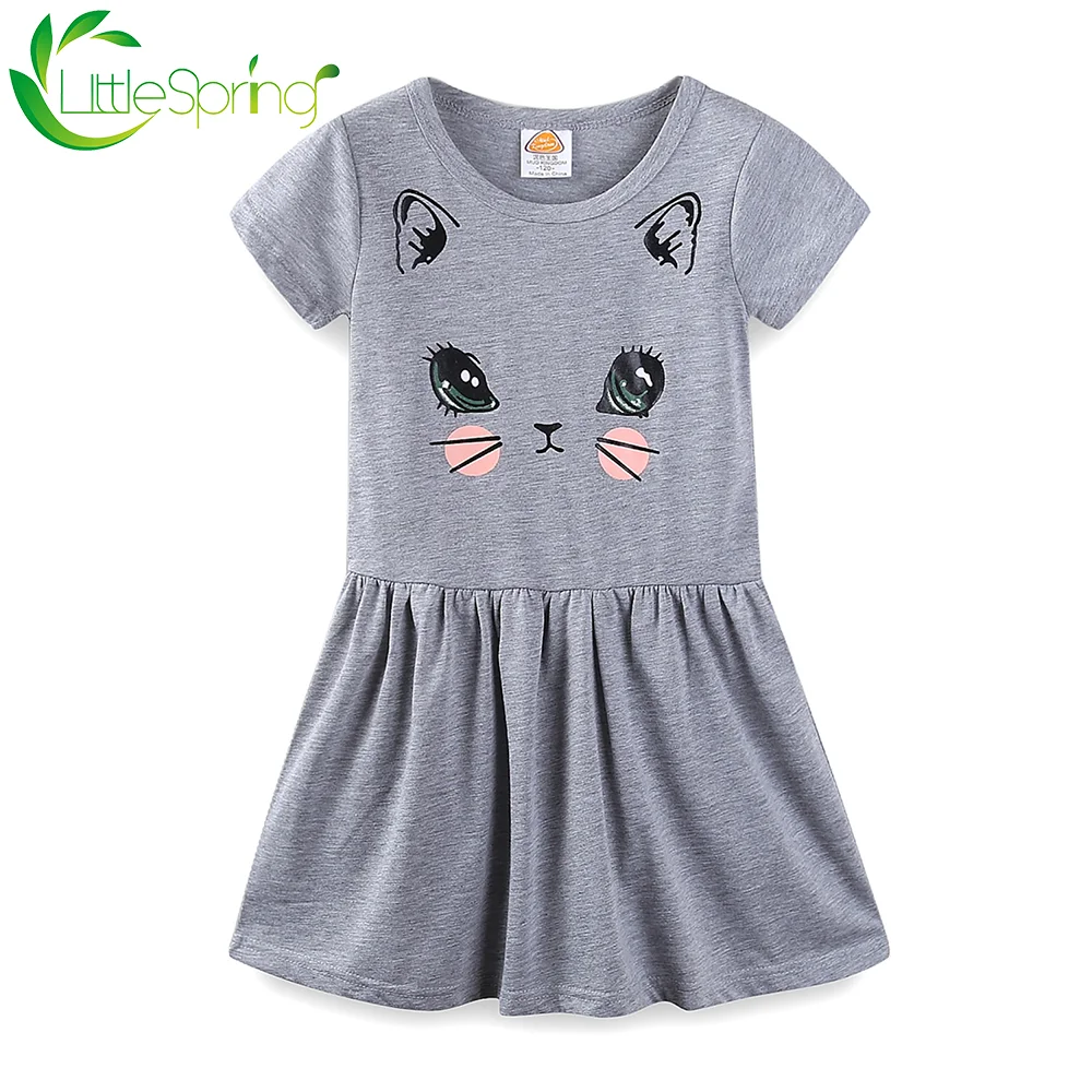 Детское летнее платье с коротким рукавом | Детская одежда и обувь
