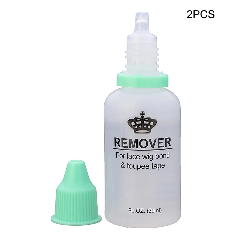 

2 Bottles Hair Extension Remover 30ml Wigs Glue Adhesive Remover for Lace Wig Release Tape CIN6 899