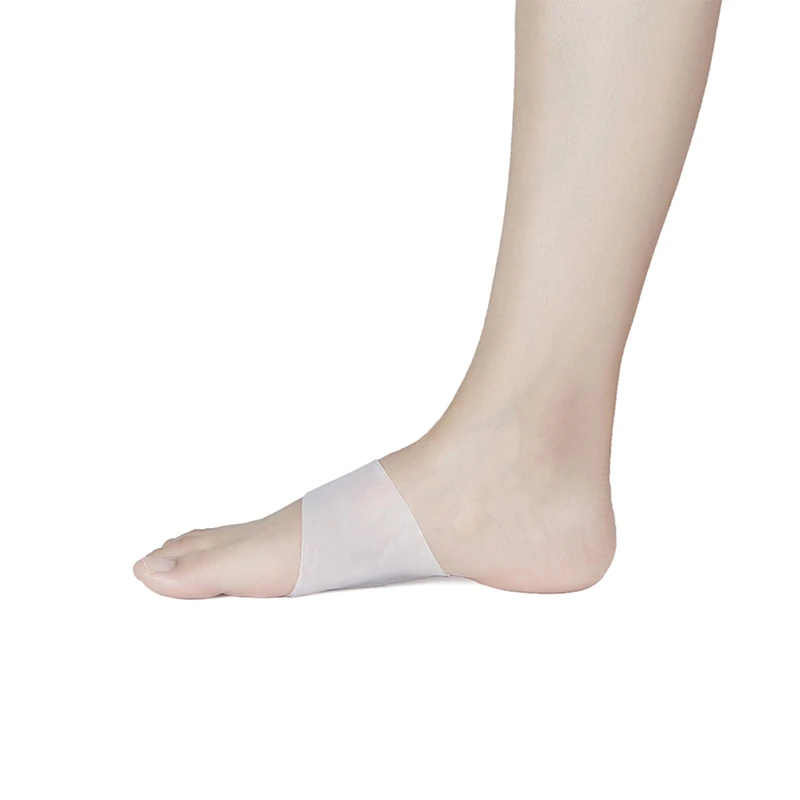 

1Pair 2Sizes Silicone Gel Orthopedic Insoles Arch Correction Flat Feet Arch Support