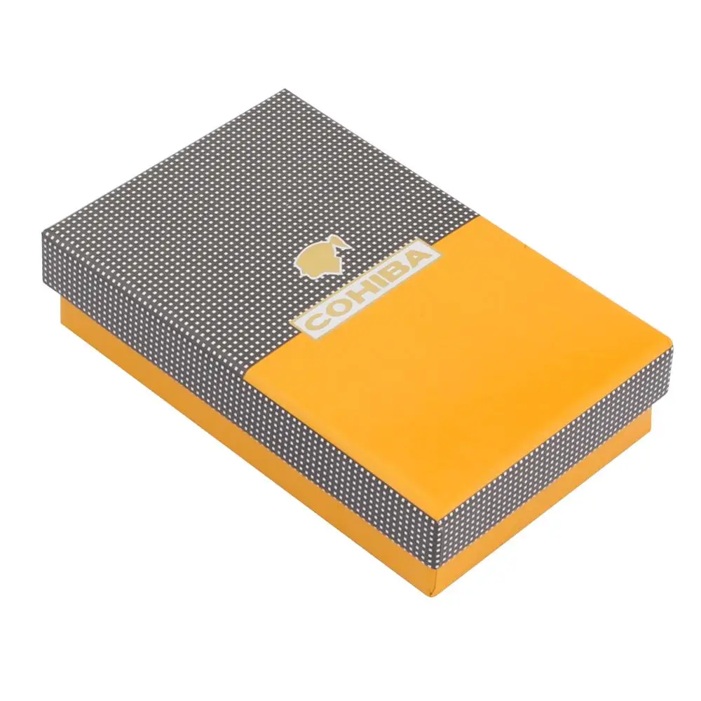 COHIBA инструмент для курения Металл бутан газ зажигалка для сигар 2 фонарь пламя Windprood зажигалки для сигарет со встроенной иглой для сигар