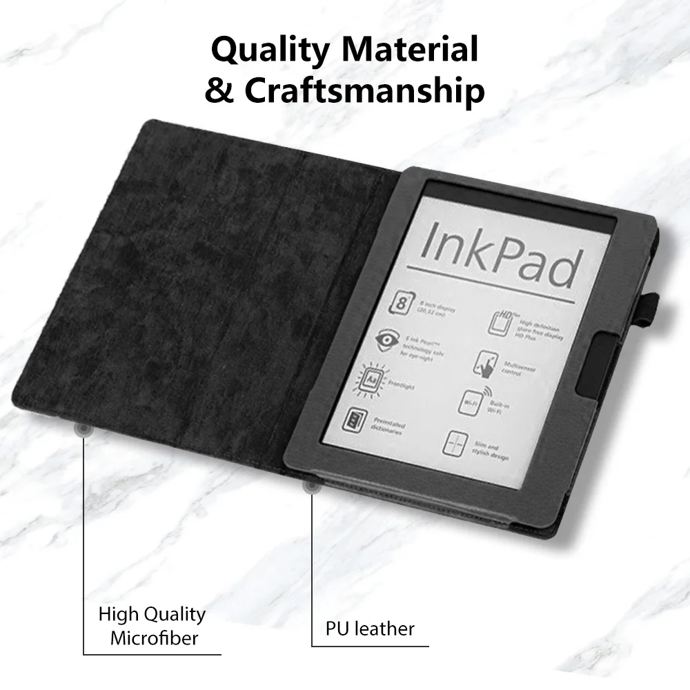 Высокое качество pu кожаный чехол защитный чехол для pocketbook 840 Inkpad 2 pocketbook Inkpad ereader
