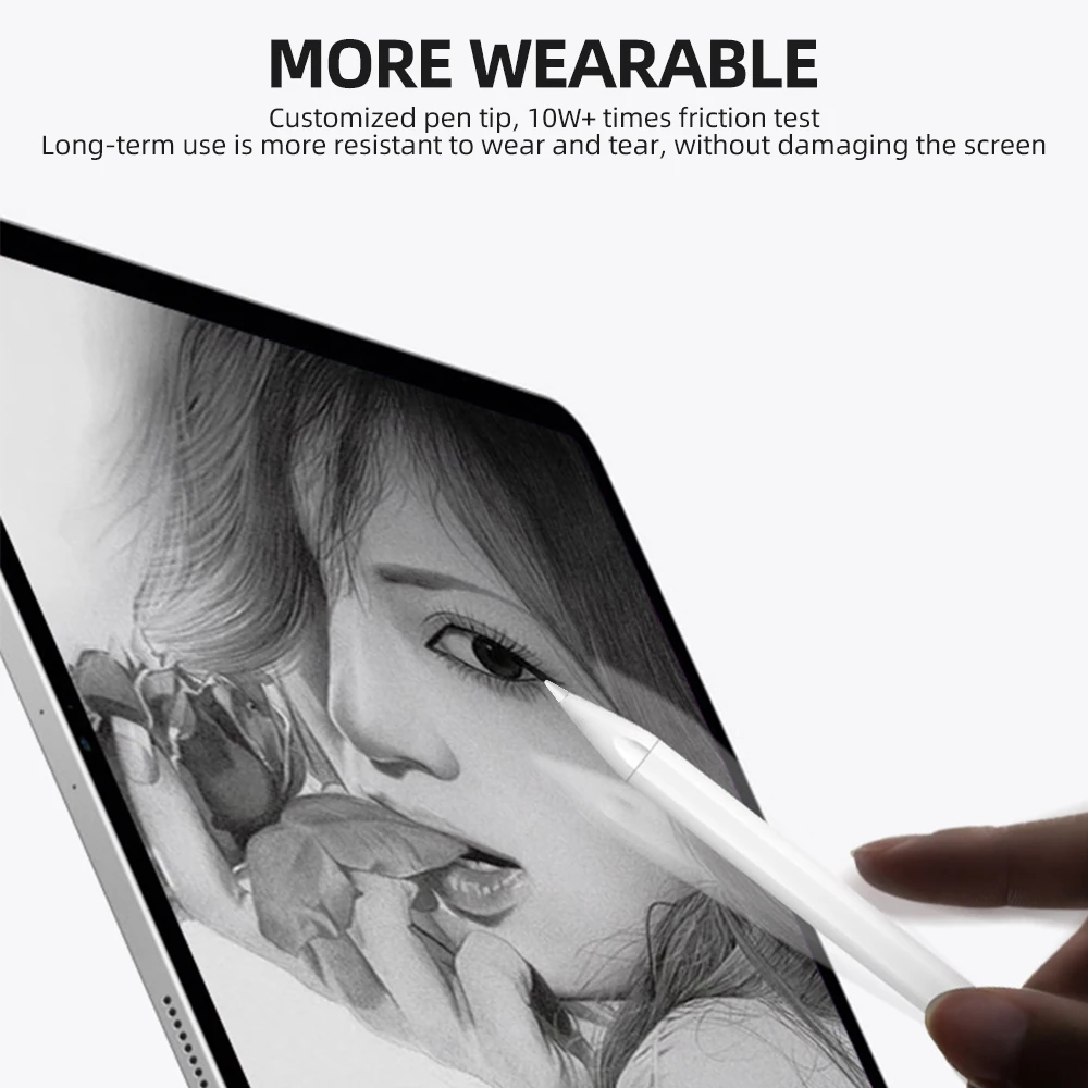 Запасной наконечник для карандаша Apple Pencil 1-го 2-го поколения с чехлом