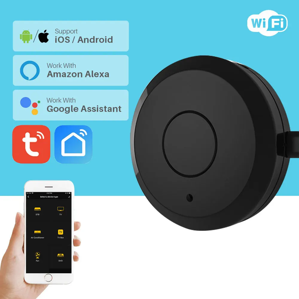 Универсальный умный WIFI ИК пульт дистанционного управления приложение для ТВ