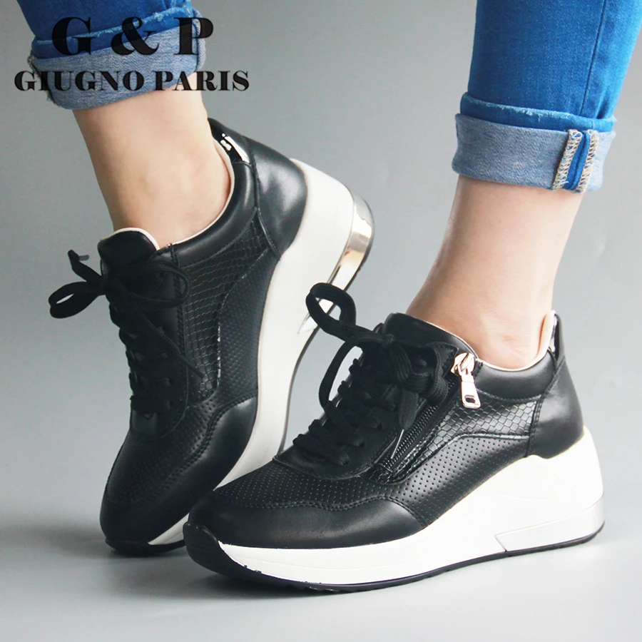 Кроссовки на платформе Женская обувь Повседневная высокого качества Легкие