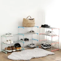 stainless simple multi layer shoe rack easy assemble storage shoe cabinet shoe rack hanger home organizer accessories