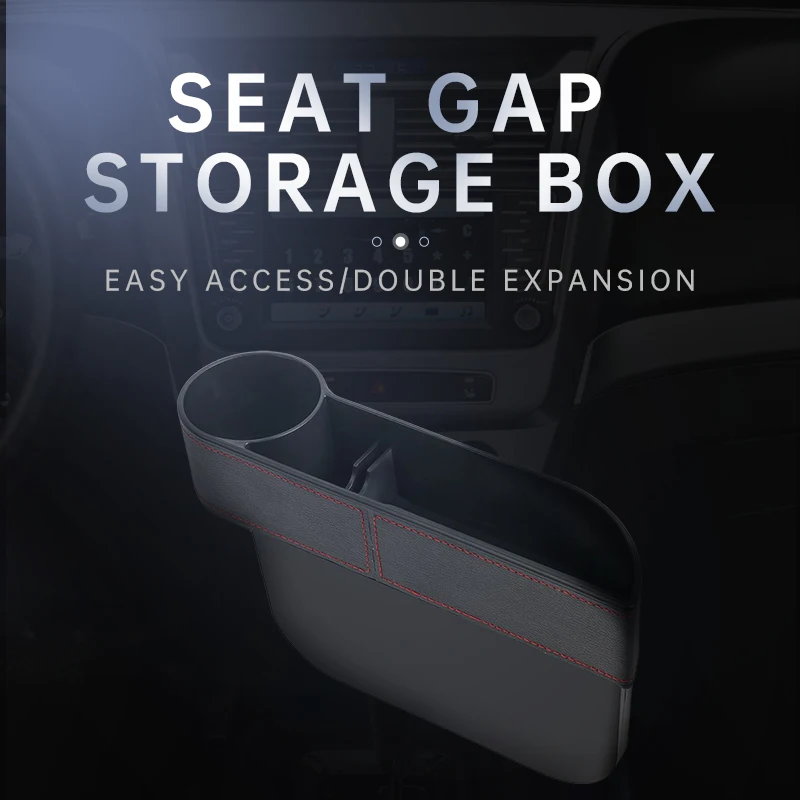 

Car supplies net red seat gap storage box car storage box seat gap storage box