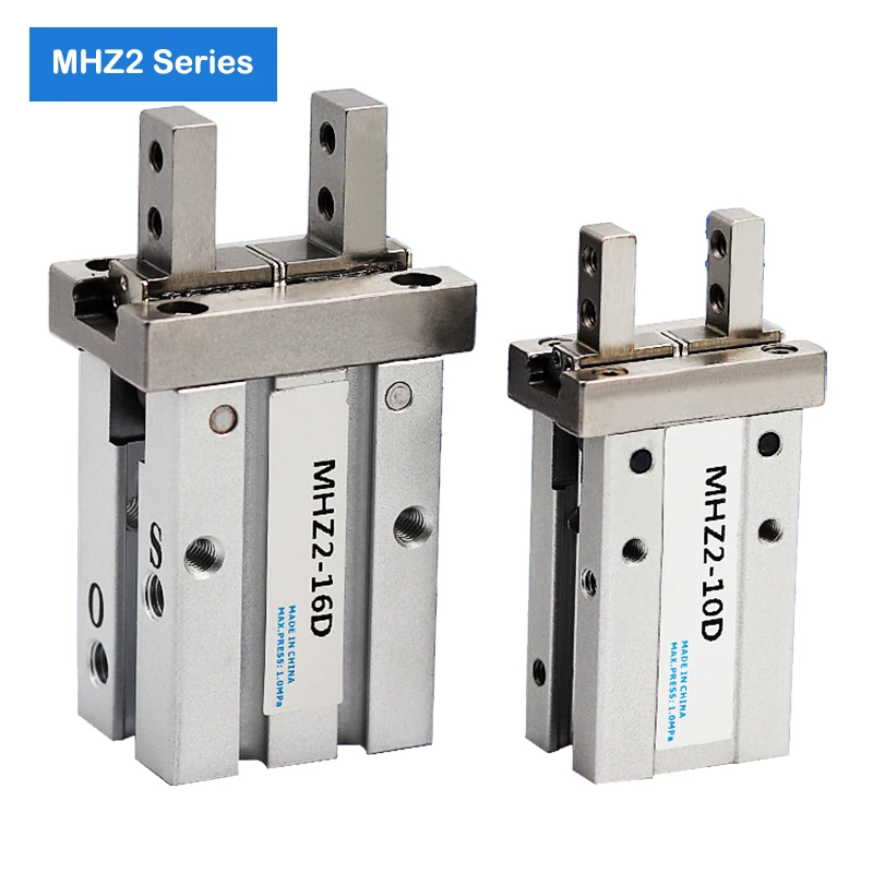 

MHZ2-10D/16D/20D/25D/32D/40D robotic gripper Pneumatic finger cylinder angular style double acting air gripper standard