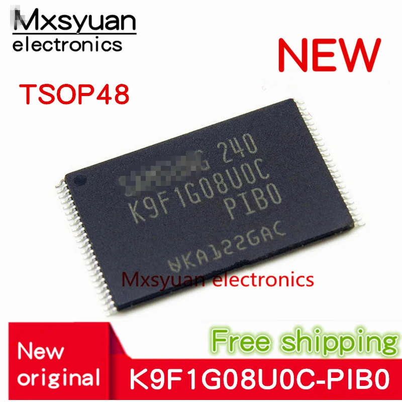 

5pcs~50pcs/LOT K9F1G08U0C-PIB0 K9F1G08UOC-PIBO K9F1G08U0C K9F1G08UOC PIB0 TSOP48 New original 128MB memory chip
