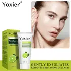 Отшелушивающий скраб для лица Yoxier, средство для пилинга, увлажнение, лимонный Витамин C, удаление акне, детоксикации и очищает всю кожу TSLM