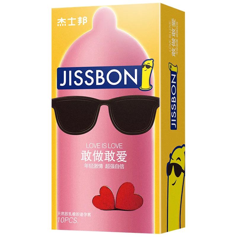 Набор презервативов Jissbon LOVE IS для мужчин 10 шт | Красота и здоровье