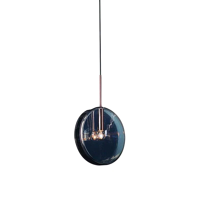 

Modern Simple Glass Lustre LED Pendant Lights Nordic Restaurant Bedroom Bedside Lights Bar Cafe Restaurant Dining Room Lighting