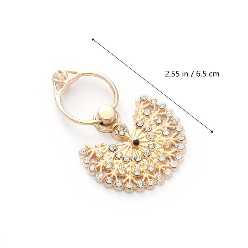 Стразы в форме павлина кольцо подставка для телефона универсальный держатель