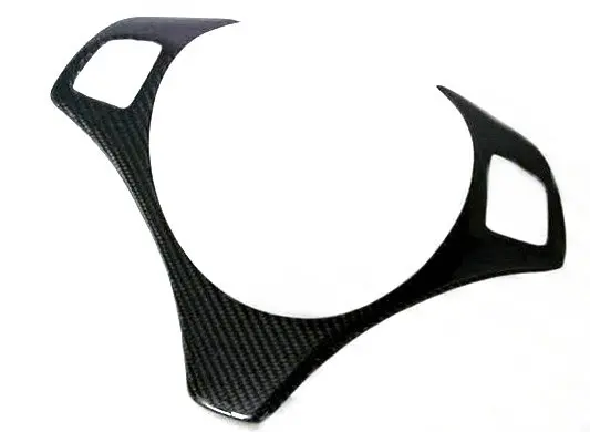 Автомобильный Стайлинг отделка рулевого колеса из углеродного волокна