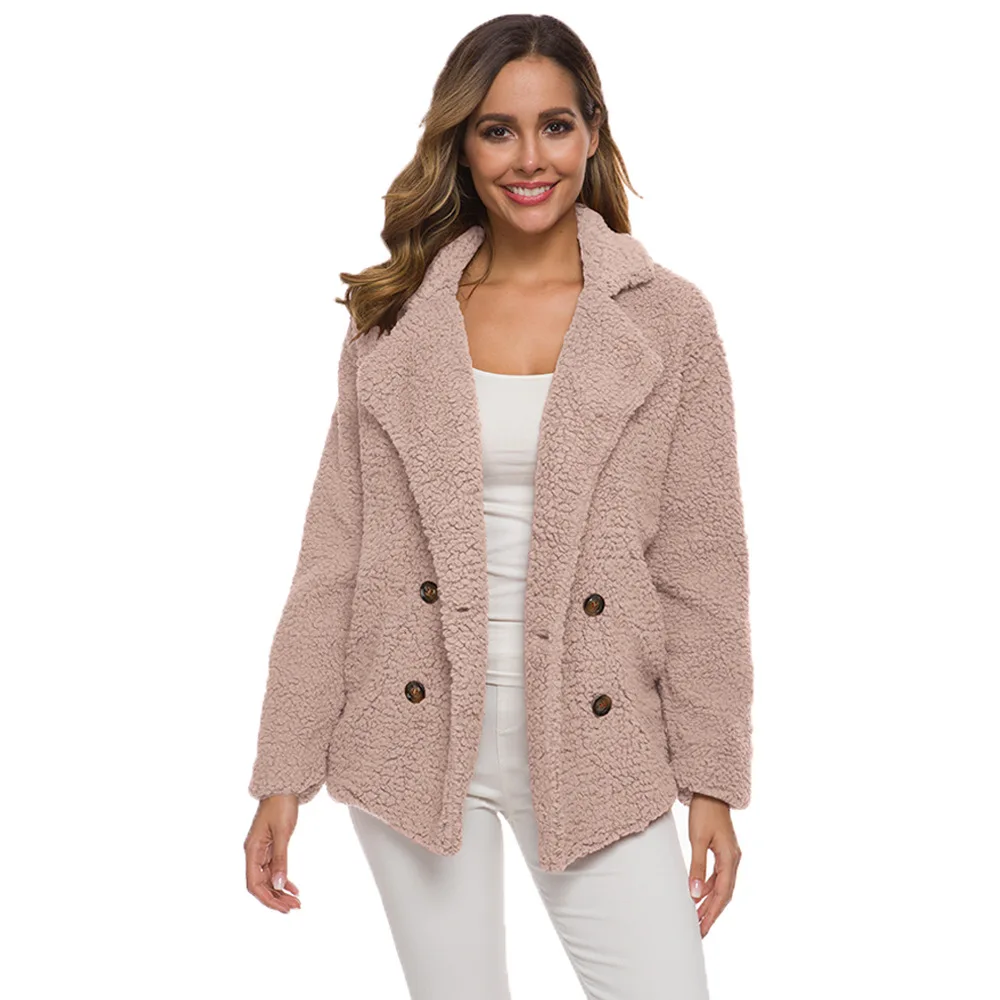 

Women's double-breasted loose coat
