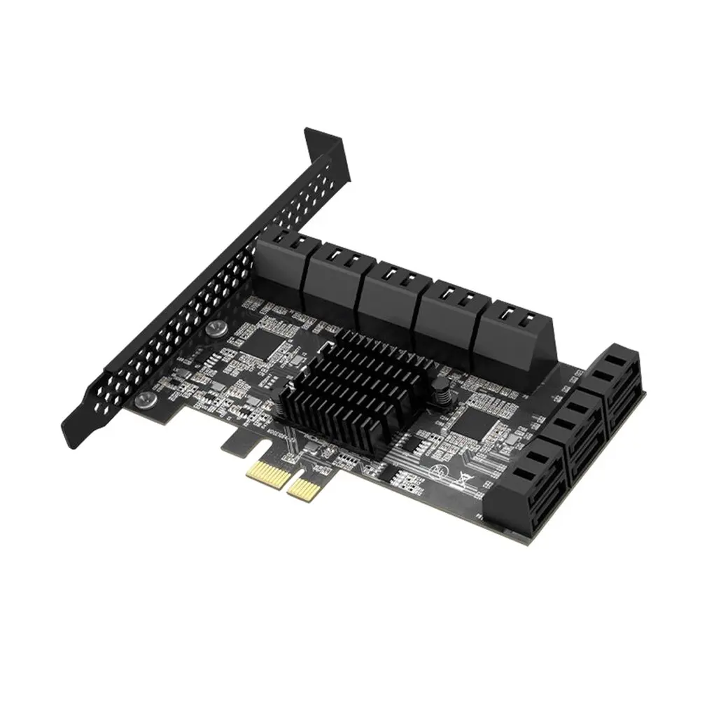 

16-port SATA Computer Desktop Chassis Adapter Card Hibernation Technology Simultaneous Reading Adapter Card