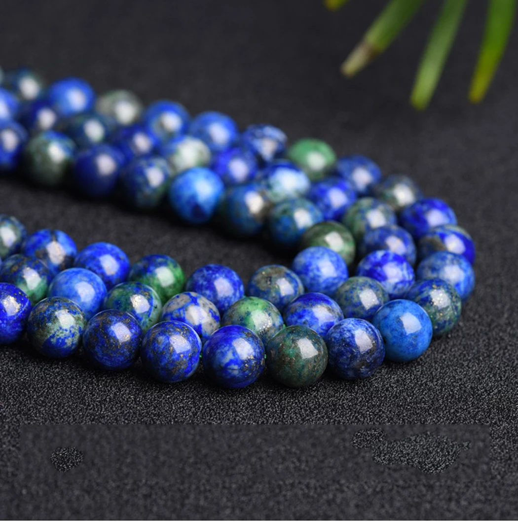 Натуральный хризоколла 4-12 мм круглые бусины из драгоценных камней для