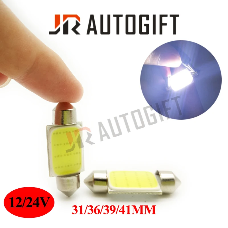 Лампочки Светодиодный 10xC10W C5W гирлянда из початков 31 мм 36 39 41/42 12 В 24 белый свет для