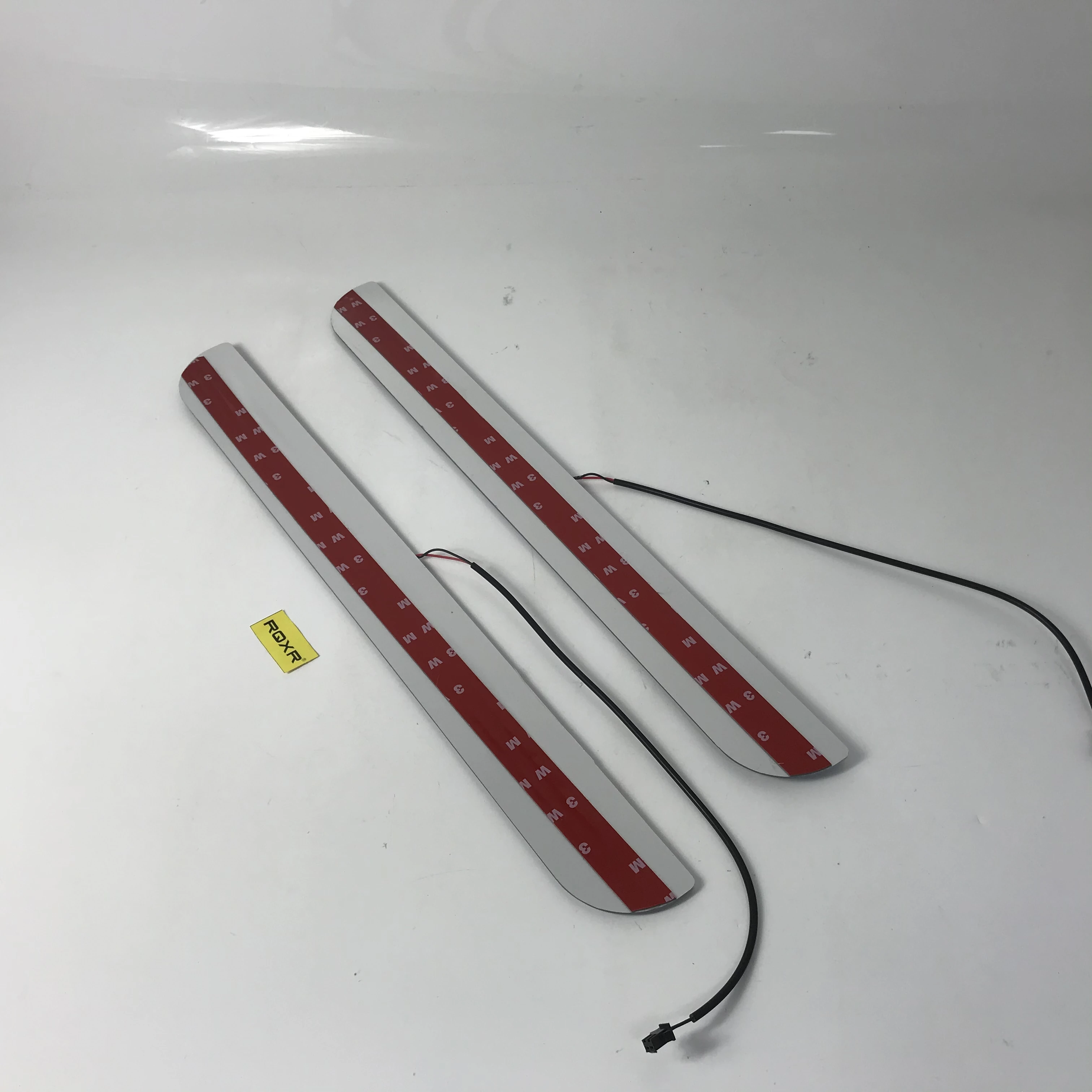 

RQXR led moving door scuff for ford focus st dynamic door sill plate flat lining overlay welcome flow/fixed light