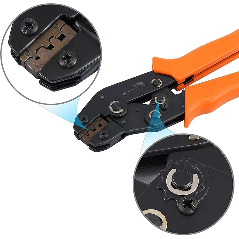 SN-28B+1550Pcs Dupont Crimping Tool Pliers Terminal Ferrule Crimper Wire Hand Set Terminals Clamp Kit | Инструменты