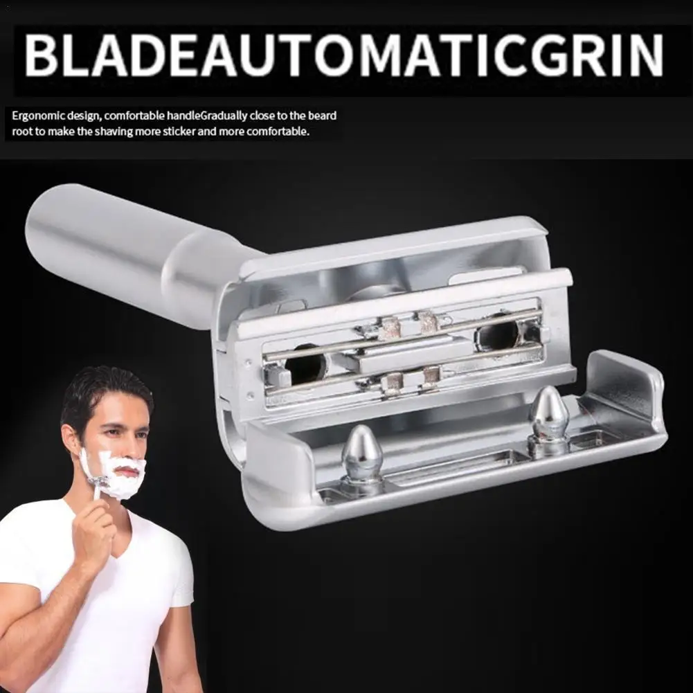 Регулируемая Безопасная бритва и основание для мужской бритвы бритвенный станок