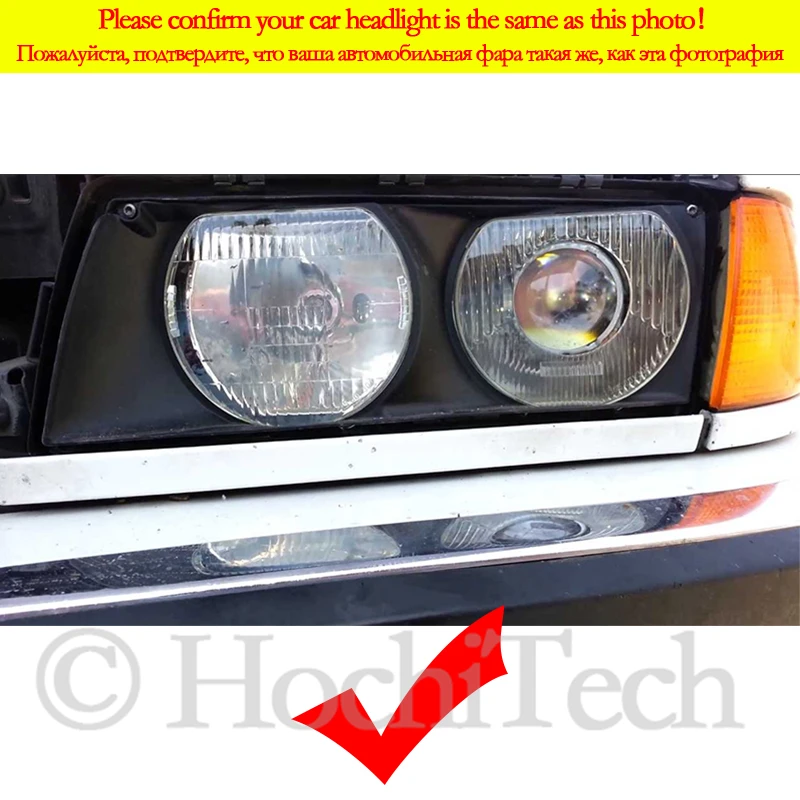 Высококачественный набор глаз ангела CCFL кольцо с теплым белым ореолом для BMW E36 3