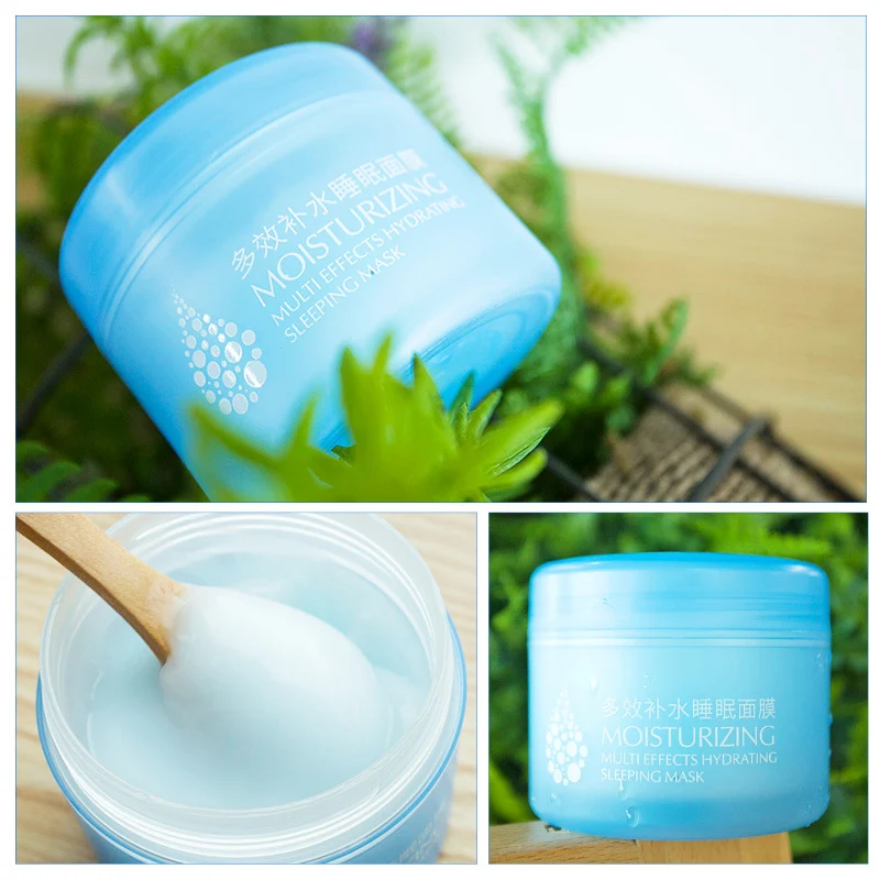

Mask moisturizing multi effects hydrating Sleeping Facial Mask Cream Hyaluronic acid Anti-Aging Whitening Face Care