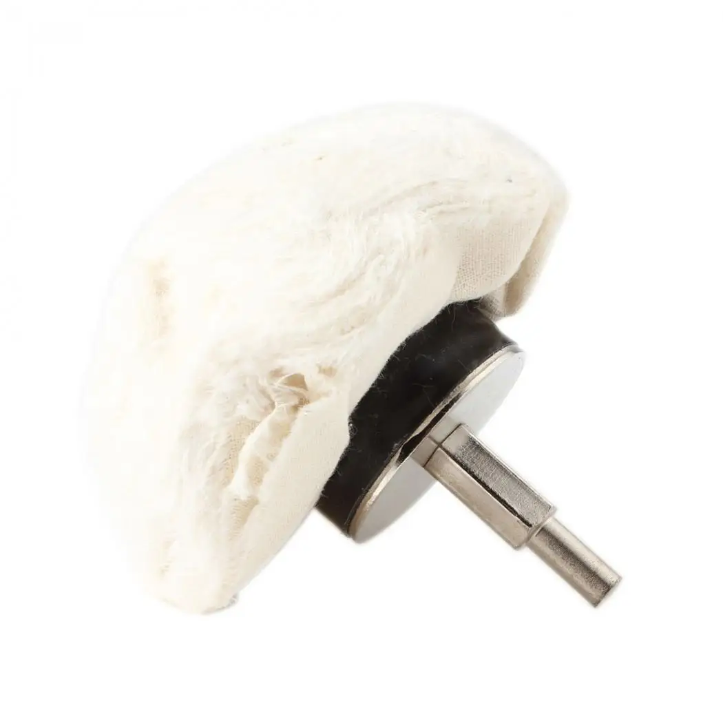 

4inch 100mm 100% Cotton Dome Polishing Mop Buffing Wheel Polish Pad Abrasive Tools Polisher Drill