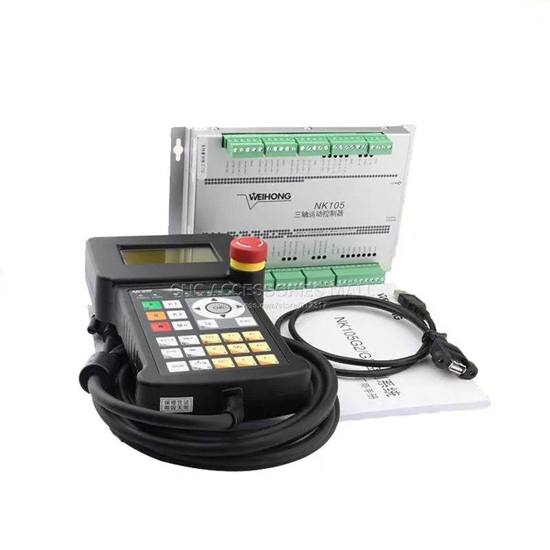 Фрезерный станок с ЧПУ 3 оси движения карты Weihong NK105 G3 DSP Управление системы ателье