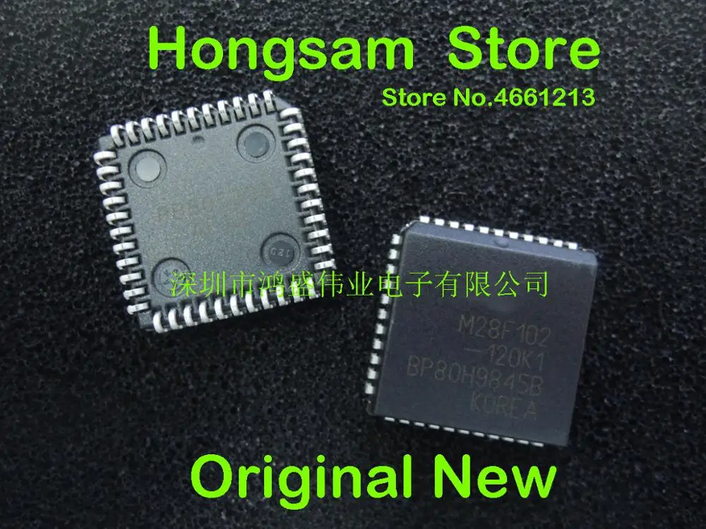(10 шт.)(20 шт.)(50 шт.) новая 100% оригинальная модель PLCC44 M28F102 на (50 шт.)|Коннекторы и