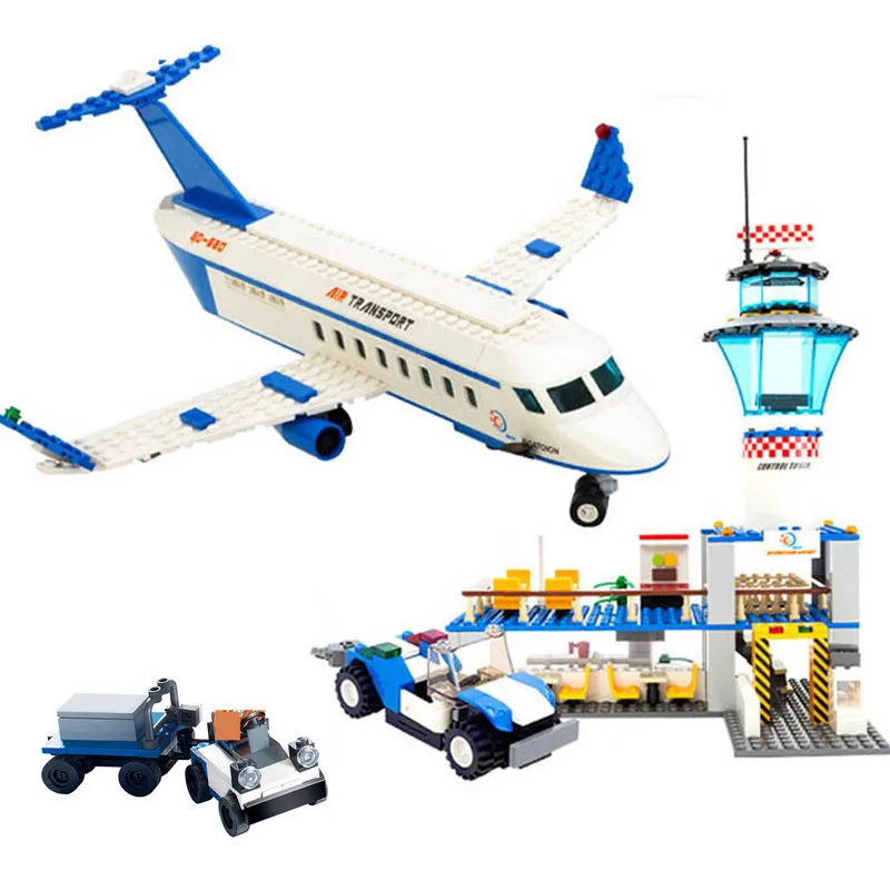 Международный аэропорт авиация Аэробус модель строительные блоки наборы фигур