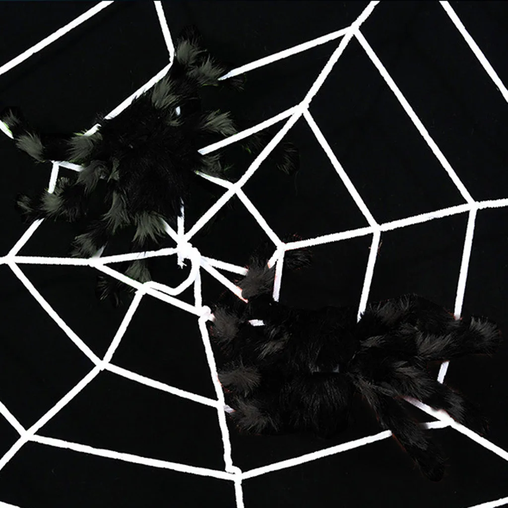 Подвесное украшение для Хэллоуина гигантский дом паука с привидениями открытый