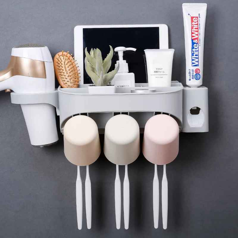 Высокая Ёмкость держатель для зубной щетки аксессуары подставка пасты