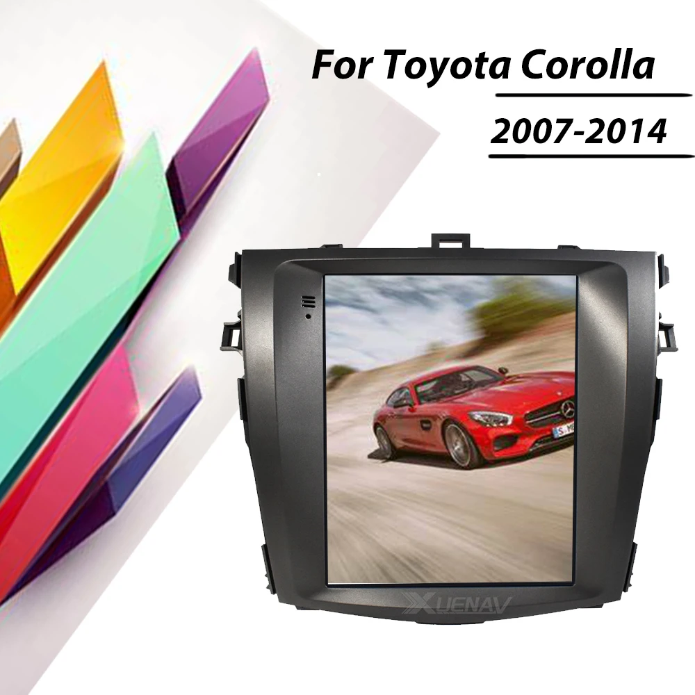 

Tesla Style Vertical Screen For Toyota Corolla 10 E140 E150 2007-2014 Car Radio Stereo DVD Player GPS Head Unit
