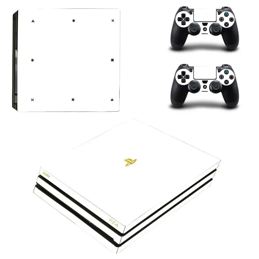 

Чистый белый стикер PS4 Pro s Play station 4 наклейка на кожу наклейка для PlayStation 4 PS4 Pro консоль и контроллер виниловая кожа