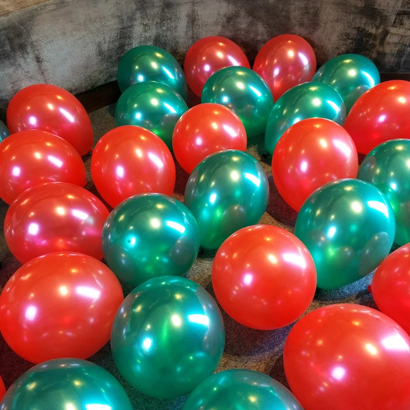 100 шт. цвета розового золота и черного цветов латексные воздушные шары на день