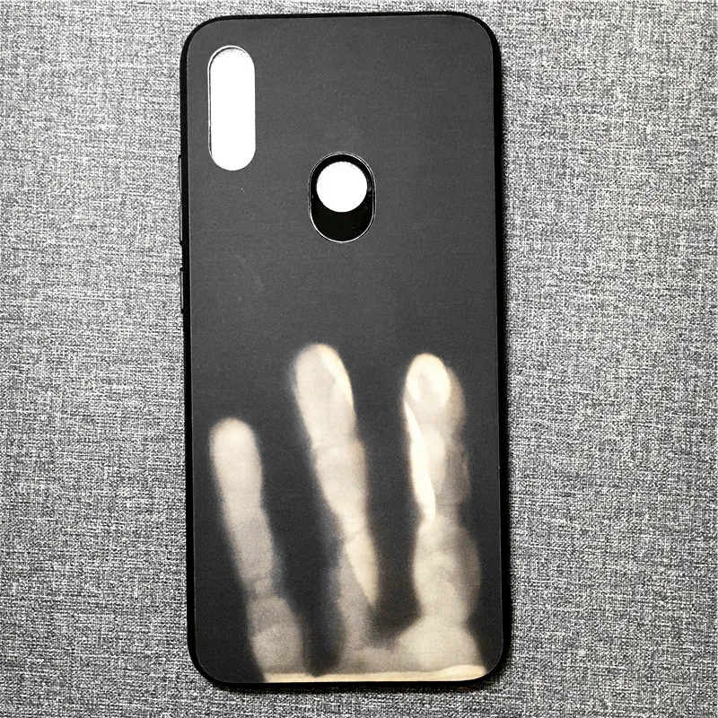 Thermal Induction Discolored Phone Case for Xiaomi8 SE Explorer Mi9 Mi Mix 2s Note3 6 Redmi7 6 Note6 Pro K20 TPU Back Cover - Цвет: Black to white